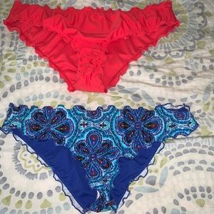 Set of three Cheeky Hollister Bikini Bottoms